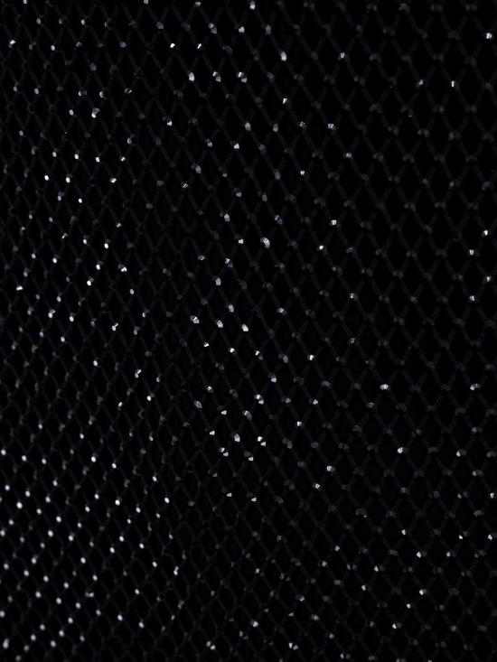  막스마라 롱 원피스 막스 마라 크리스털 자수 메시 드레스 블랙 - MAX MARA