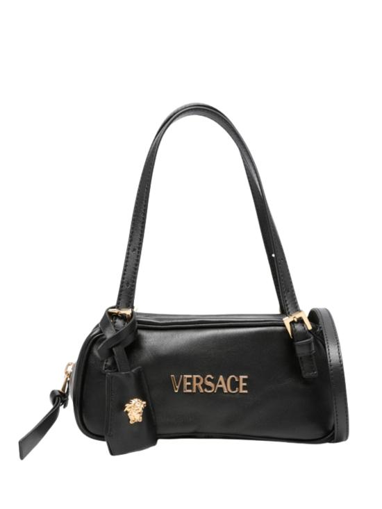 26SS 베르사체 VERSACE TAG 나파 미니 볼링백 1019178 1A131711B00V Black