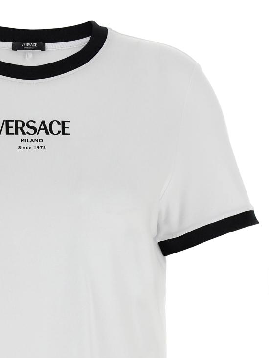 26SS 베르사체 반팔 티셔츠 1022656 1A166852W020 White - VERSACE