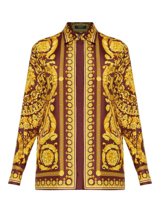 26SS 베르사체 셔츠 1001360 1A042365R770 Bordeaux