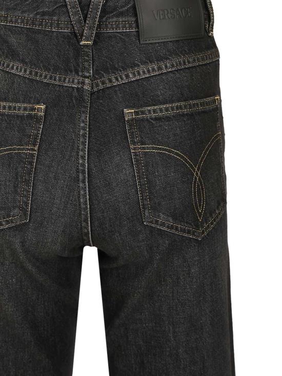 26SS 베르사체 데님 팬츠 1022452 1A164771D040 Black - VERSACE
