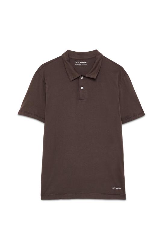 26SS 로이로져스 폴로 티셔츠 RRU500 CG06 0569 C0107 Dark brown