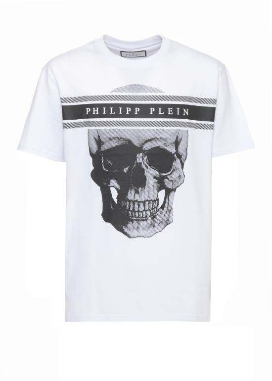 26SS 필립 플레인 반팔 티셔츠 SAFCMTK8881 PJY002N01 White