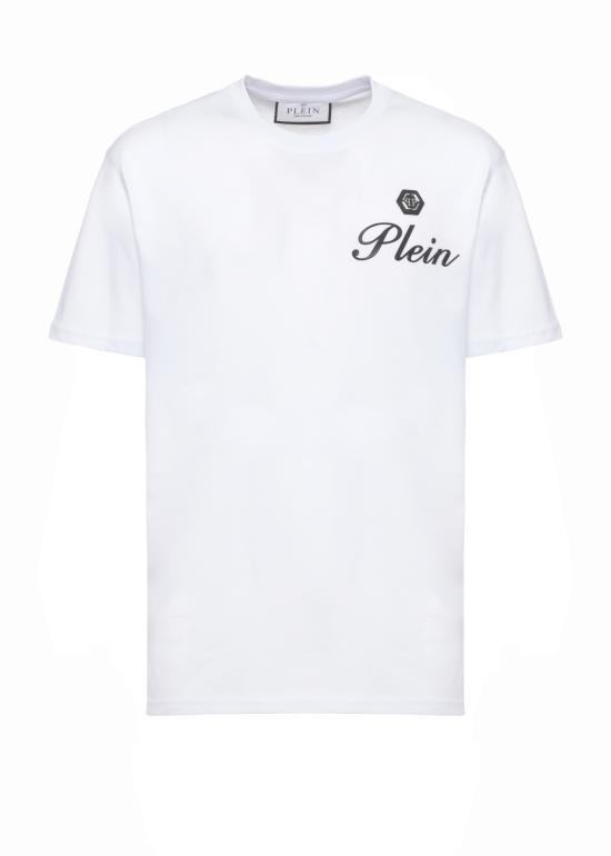 26SS 필립 플레인 반팔 티셔츠 SAFCMTK8906 PJY002N01 White