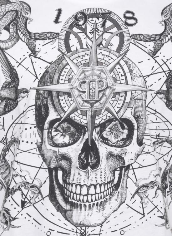 26SS 필립 플레인 반팔 티셔츠 SAFCMTK8850 PJY002N01 White - PHILIPP PLEIN