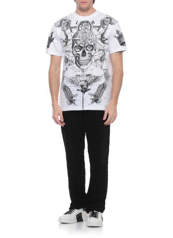 26SS 필립 플레인 반팔 티셔츠 SAFCMTK8850 PJY002N01 White - PHILIPP PLEIN