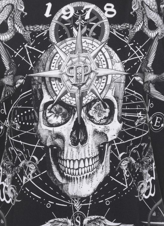 26SS 필립 플레인 반팔 티셔츠 SAFCMTK8850 PJY002N02 Black - PHILIPP PLEIN