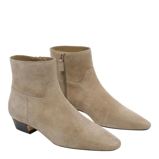 26SS 스튜어트 와이츠먼 부츠 SN065 STASSI ZIP BOOTIE SKDYPB Beige - STUART WEITZMAN