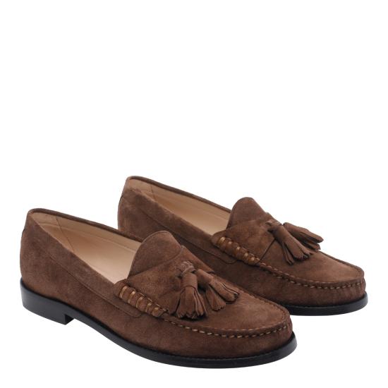 26SS 스튜어트 와이츠먼 로퍼 SL592 LOTTIE TASSEL LOAFER SPDWAL Brown - STUART WEITZMAN