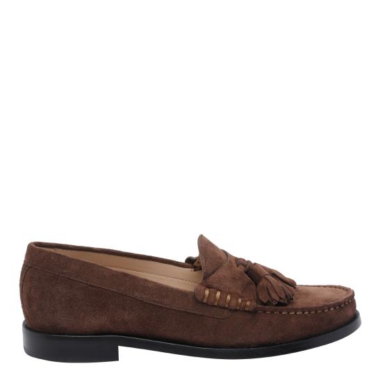 26SS 스튜어트 와이츠먼 로퍼 SL592 LOTTIE TASSEL LOAFER SPDWAL Brown