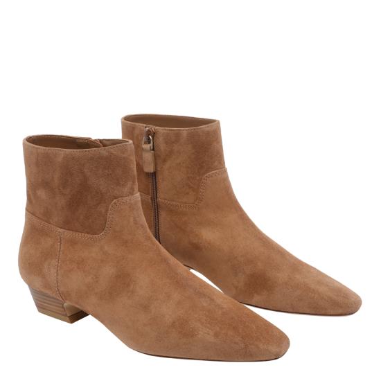 26SS 스튜어트 와이츠먼 부츠 SN065 STASSI ZIP BOOTIE SKDYOQ Brown - STUART WEITZMAN