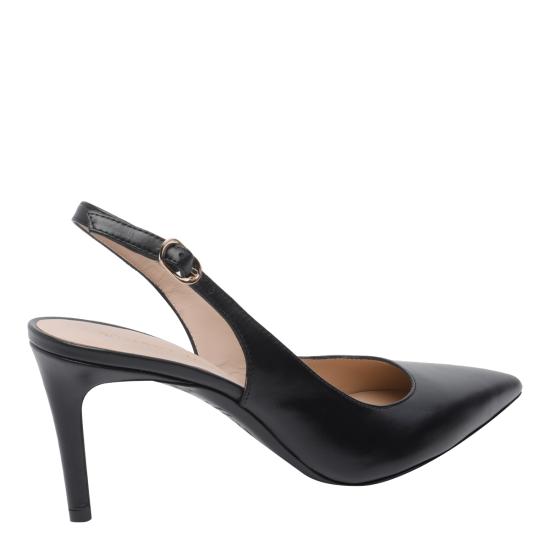 26SS 스튜어트 와이츠먼 힐/펌프스 SK668 STUART POWER SLINGBACK 75 SMOBLK Black - STUART WEITZMAN