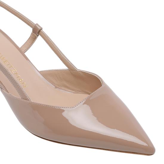 26SS 스튜어트 와이츠먼 힐/펌프스 SJ435 VINNIE 50 SLINGBACK PATFWN Beige - STUART WEITZMAN