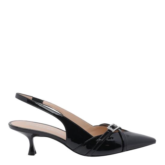 26SS 스튜어트 와이츠먼 힐/펌프스 SM977 GEORGIE SLINGBACK PATBLK Black