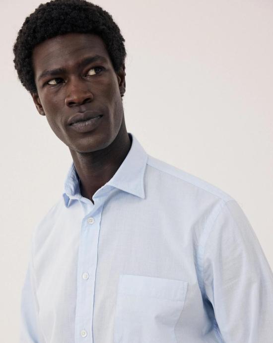 26SS 하트포드 긴팔 셔츠 BF01002 65 Blue - HARTFORD