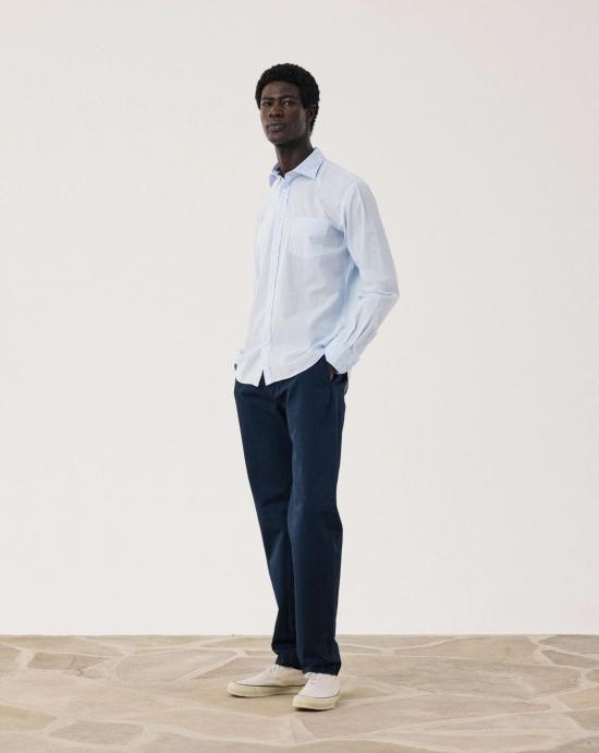 26SS 하트포드 긴팔 셔츠 BF01002 65 Blue - HARTFORD