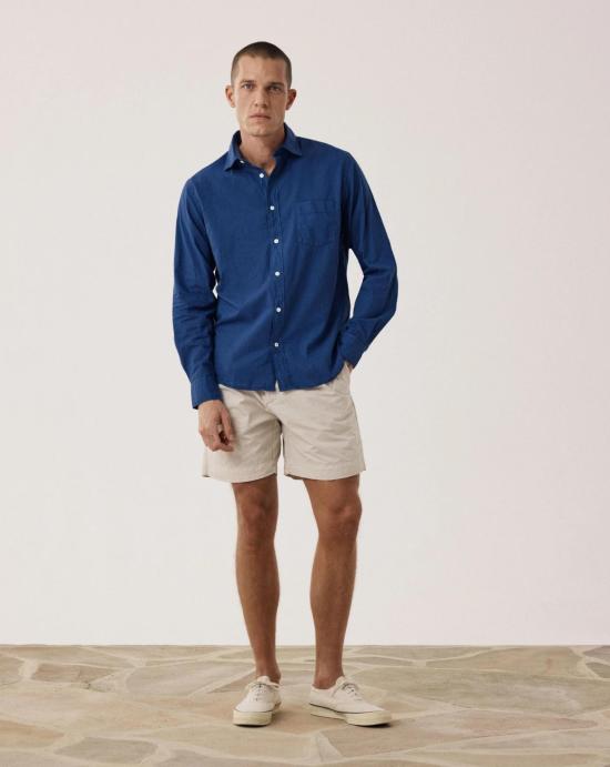 26SS 하트포드 긴팔 셔츠 BF01002 60 Blue - HARTFORD