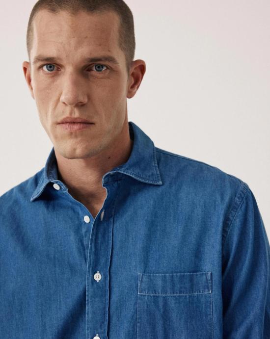 26SS 하트포드 긴팔 셔츠 BF11024 01 Blue - HARTFORD