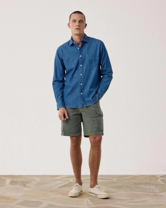 26SS 하트포드 긴팔 셔츠 BF11024 01 Blue - HARTFORD