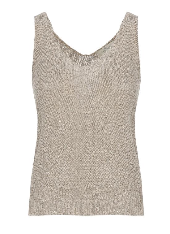 26SS 빠니깔레 민소매 티셔츠 D380915CA 38D22B0525 Beige