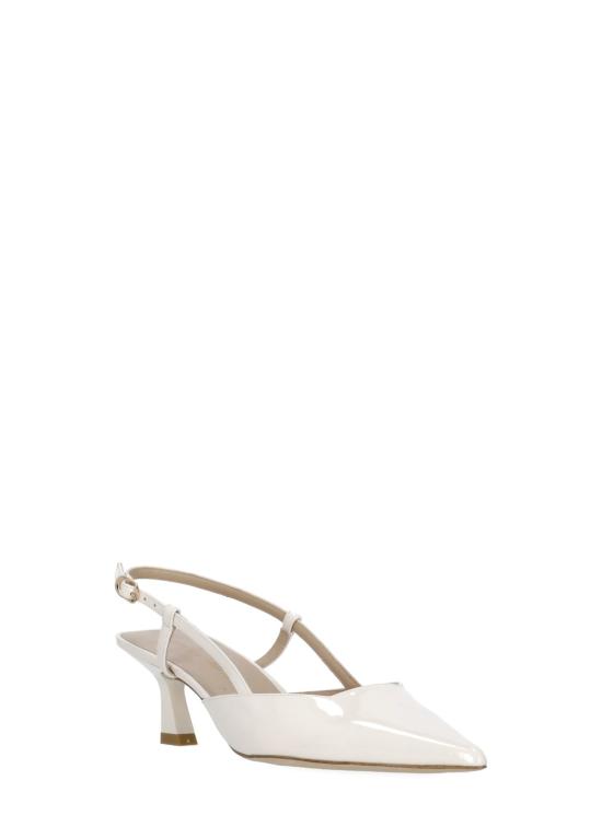 26SS 스튜어트 와이츠먼 힐/펌프스 VINNIE 50 SLINGBACK PATENTCREAM Ivory - STUART WEITZMAN