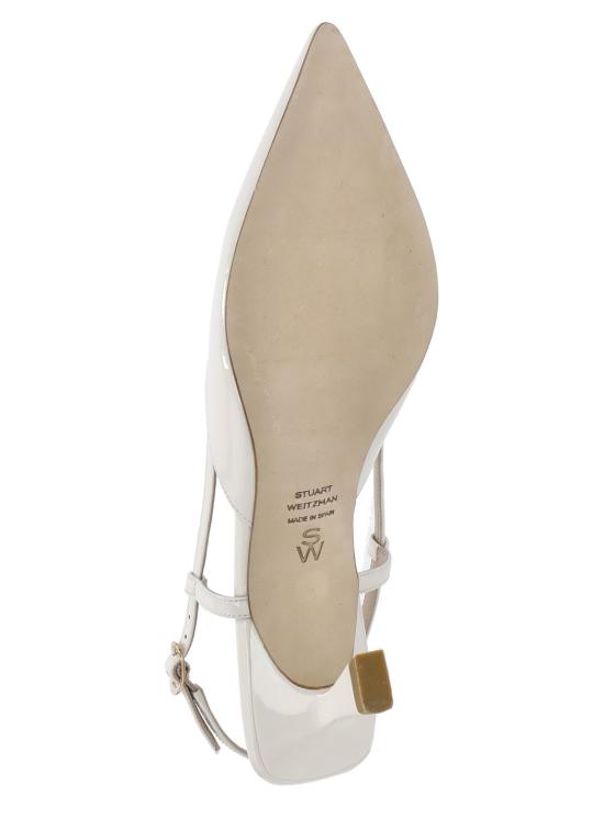 26SS 스튜어트 와이츠먼 힐/펌프스 VINNIE 50 SLINGBACK PATENTCREAM Ivory - STUART WEITZMAN