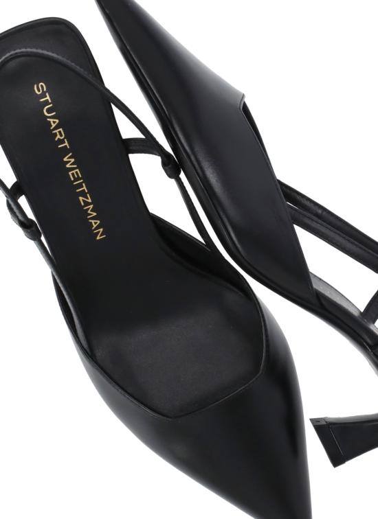 26SS 스튜어트 와이츠먼 힐/펌프스 VINNIE 50 SLINGBACK SMOOTH CALFBLACK Black - STUART WEITZMAN