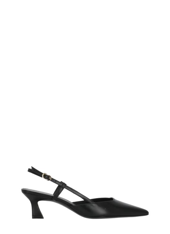 26SS 스튜어트 와이츠먼 힐/펌프스 VINNIE 50 SLINGBACK SMOOTH CALFBLACK Black
