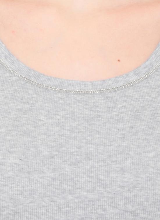 26SS 빠니깔레 민소매 티셔츠 D381725CA 38D13B0930 Grey - Panicale