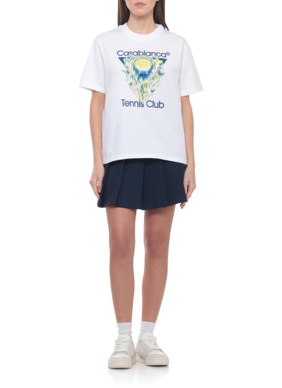 26SS 카사블랑카 반팔 티셔츠 WSP26JTS04602 WHITE JERSEY White - CASABLANCA