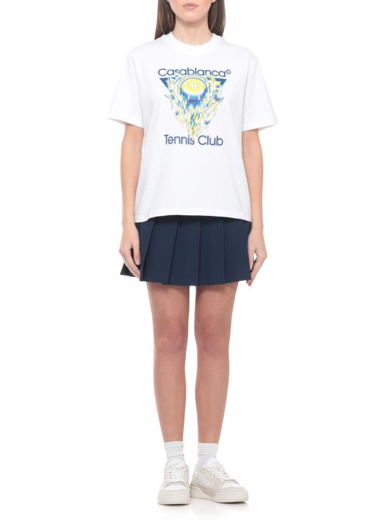 26SS 카사블랑카 반팔 티셔츠 WSP26JTS04602 WHITE JERSEY White - CASABLANCA