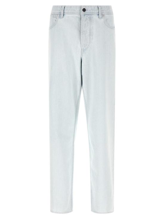  스톤 아일랜드 데님 팬츠 인디고 데님 진 라이트 블루