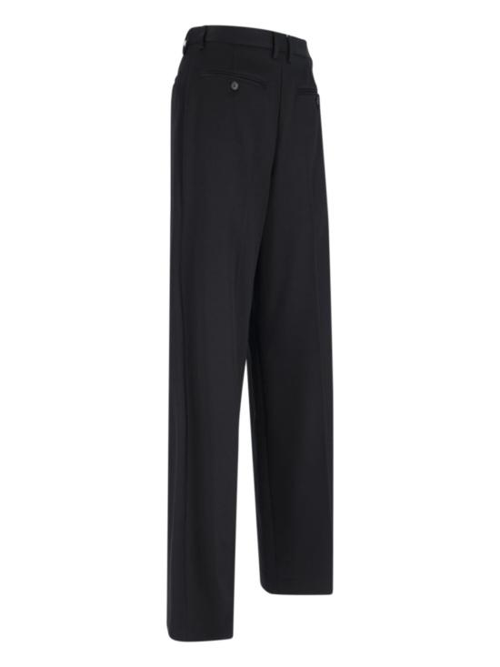  마르지엘라 스트레이트 팬츠 메종  하이웨이스트 테일러드 팬츠 블랙 - MAISON MARGIELA