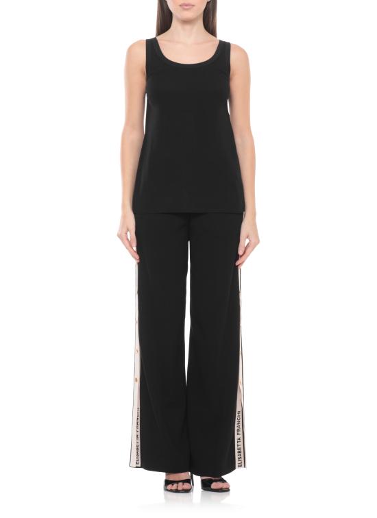 26SS 엘리자베타프랜치 민소매 티셔츠 TK72S61E2 685 Black - ELISABETTA FRANCHI