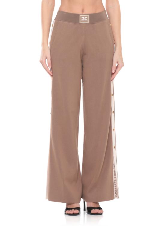 26SS 엘리자베타프랜치 스트레이트 팬츠 KP74S61E2 727 Brown - ELISABETTA FRANCHI