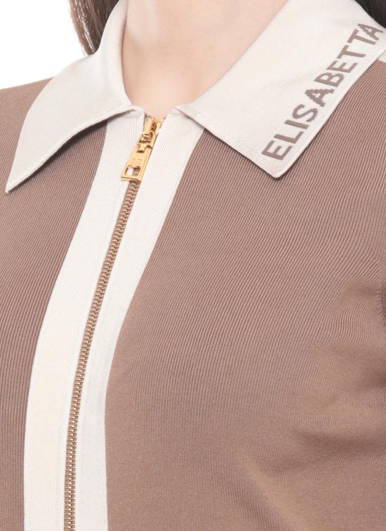 26SS 엘리자베타프랜치 스웨터 MK66S61E2 727 Brown - ELISABETTA FRANCHI