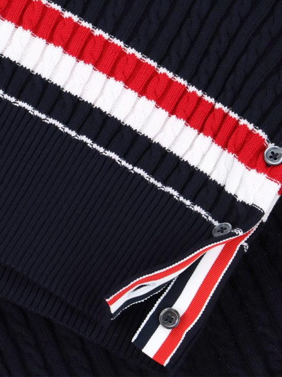  톰브라운 스웨터 MKA581A Y3014 415 Blue - THOM BROWNE