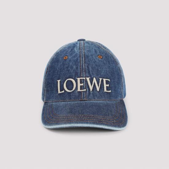  로에베 모자 데님 캡 - LOEWE