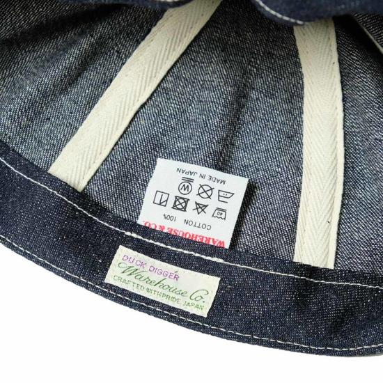  웨어하우스 모자 Warehouse & Co. Lot 5242 덕 디거 데님 캡 - WAREHOUSE