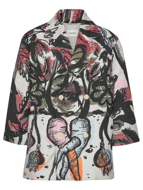  헨릭 빕스코브 코트 Henrik Vibskov 케어  당근  멀티컬러 - HENRIK VIBSKOV