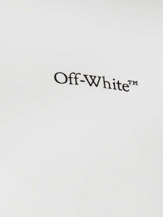  오프화이트 반팔 티셔츠 코튼 티셔츠 (앞면 로고) 화이트 - OFF WHITE