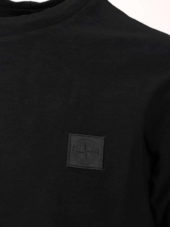  스톤 아일랜드 반팔 티셔츠 코튼 저지 티셔츠 - STONE ISLAND