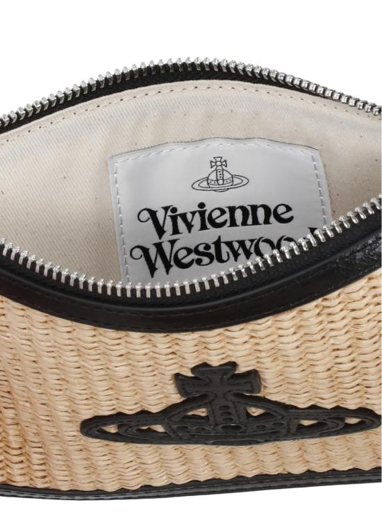 26SS 비비안웨스트우드 클러치/파우치 5B01000EW W01D0B402 Beige - VIVIENNE WESTWOOD