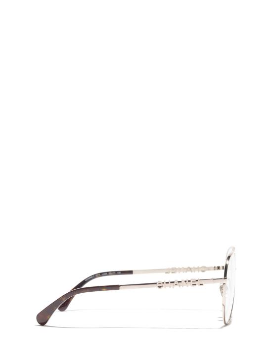 26FW 샤넬 안경 CH2214 C226 BEIGE GOLD - CHANEL
