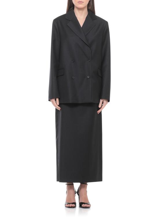 26SS 루루 드 세종 수트 자켓 DONAU LDS BLACK MELANGE Black - LOULOU DE SAISON