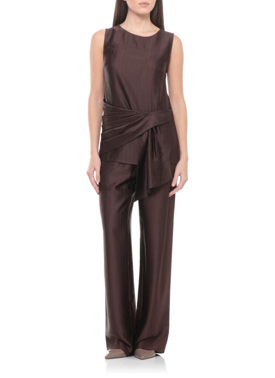 26SS 루루 드 세종 민소매 티셔츠 FONDA DARK BROWN Brown - LOULOU DE SAISON