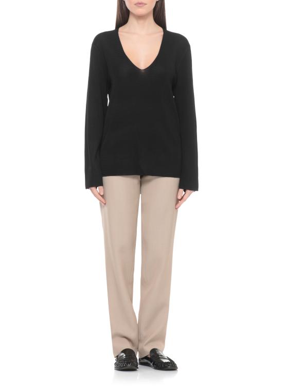 26SS 루루 드 세종 스웨터 SAYA BLACK Black - LOULOU DE SAISON