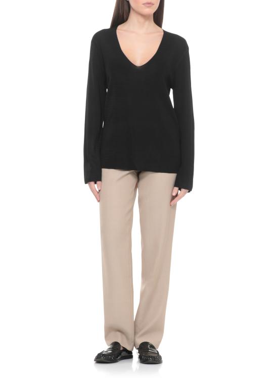 26SS 루루 드 세종 스웨터 SAYA BLACK Black - LOULOU DE SAISON