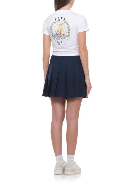 26SS 카사블랑카 반팔 티셔츠 WSS26JTS00901 WHITE White - CASABLANCA