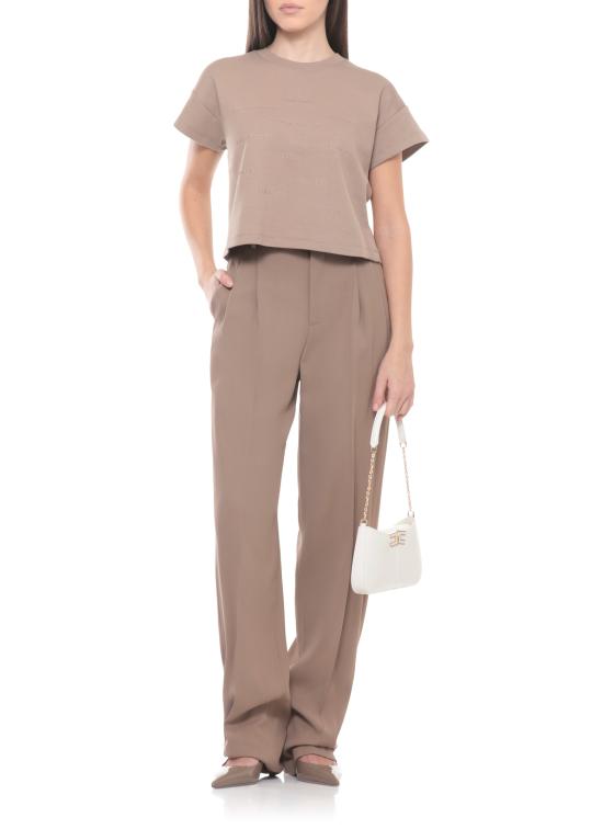 26SS 엘리자베타프랜치 스트레이트 팬츠 PA17661E2 229 Brown - ELISABETTA FRANCHI